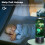 LED lava lamp color changing round light with remote USB 4