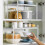 SUSUchens kitchen storage rack white 2-tier 5