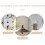 Pendant Light Chain Sleeve Flannel Wire Cover 4 pcs 3