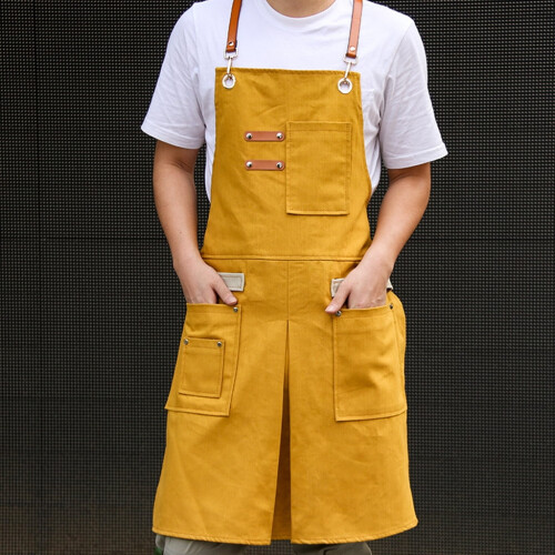 HESITONE Unisex Apron with Pockets 1