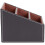 Leather Remote Control CD Organizer Phone Storage Box Brown 2