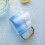 Patgoal Cloud Sea Gradient Glass Cup with Handle 350ml 5