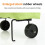Chariot de courses pliable Mashaouyo avec roues 2 en 1 5