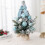 Christmas ornament blue red 40cm mini tree decoration 2