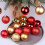 Christmas Ball Ornaments Red Plastic 24PCS 2