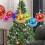 Christmas Ball Ornaments Red Plastic 24PCS 4