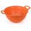 Plastic Strainer Set 3pc BPA-Free 3/3.5/5 Quart Orange 3