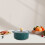 Ceramic Microwaveable Pots with Glass Lid and Wooden Handle 4