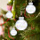 Christmas ball ornament clear iridescent 6 cm 2