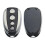 4x Remote Control for Automatic Gate Opener -433.92 MHz Electric Rolling Driveway Security Kit with Backup Keys 1