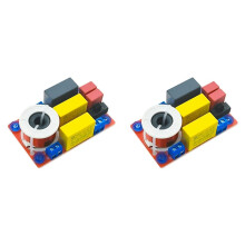 2X 2-Weg Audioluidspreker 100W Crossover Treble Basmodule Audioluidspreker Frequentieverdeler Boekenplank Luidsprekerfilter Aanpassen