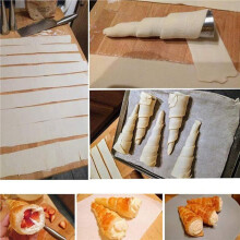 60 Pcs Cream Horn Molds Stainless Steel Cone Tubular Shaped Mold for Cannoli Tubes Croissant (Cream Cone)