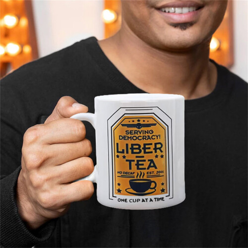 Liber-Tea kaffekrus svart tekopp 355 ml 1