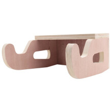 2X Bike Wall Rack Road Mountain Bicycle Wall Hangers Hooks Indoor Wooden Cycling Hanger Bicycle Storage Mount Holder