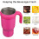 Isolierter Reisebecher aus Edelstahl, 414 ml 5