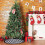 Weihnachtsbaumdecke Schwarz-Weiß 24 Zoll 5