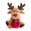 Reindeer stuffed animal brown elk shape 1 set 3