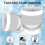 TinyGlam food-grade stackable ice ball mold, 2-inch sphere 5
