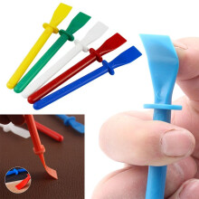 20pcs Glue Spreaders,Polypropylene Glue Smear Sticks Applicator, Painting Scrapers For Handmade DIY Art Leather Craft Tool