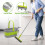 Sponge Mop Set with Collapsible Bucket and Replaceable Pads 2
