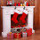 Weihnachtskaminaufhänger mit Klemme, schwarz, 2 Stück 5