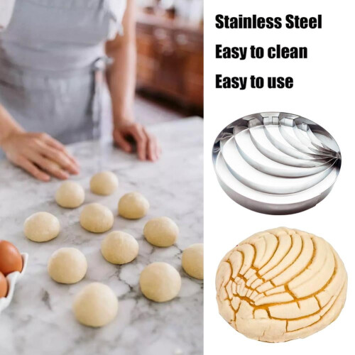 Concha Cutter Mexican Bread Mold Stainless Steel 2