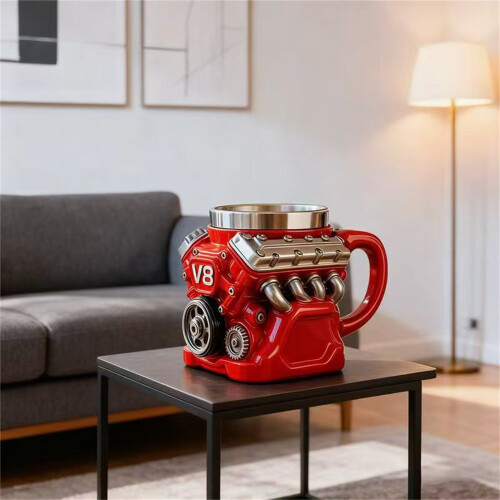 V8-motorisolert reisekrus 473 ml 2