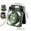 Solar-Ventilatorleuchte, tragbar, für den Außenbereich, USB-Ladefunktion, orange 3