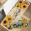 Kitchen Runner Rug Set Yellow Sunflower 2-Piece 2