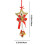 Christmas bell pendant gold silver red star angel tree 3