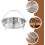 Stainless Steel Steamer Basket 8.6 inch with Handle 3