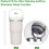 Cannucce di ricambio in plastica per bicchiere Stanley Flip Straw da 20 oz. 4