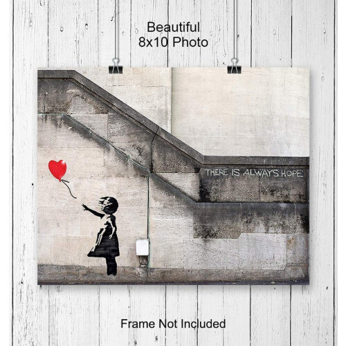 Pôster de grafite de rua do Banksy, impressão 24x36 polegadas 2