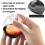 100 Pack Clear Plastic  Cupcake Container, Individual Packaging Treat Boxes with Dome Lids for  Muffin Macaron 4