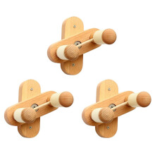 3X Guitar Hanger Wall Mount,Adjustable Guitar Hook Holder Guitar Wall Stand for Acoustic Electric Bass Ukulele Guitars