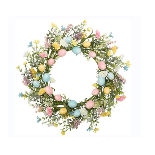 Coroană de Paște cu fructe de pădure și ouă artificiale, 30 cm