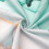 Shower Curtain Abstract Grey Teal Marble 36x72 4