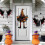 Halloween häxkrans utomhusdörrdekoration 2