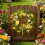 Kunstig blomsterkrans med bregneblade og bånd 5