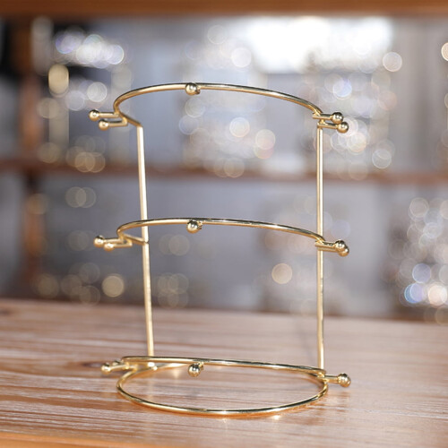Crystal Tiara Crown Display Stand Metal 1pc 2