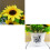 Centrotavola floreale in plastica con vaso di girasoli. 5