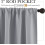 Half Window Curtains Silver Grey 29x24 Inch 2 Panels 2