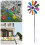 28-Zoll-Windrad-Gartendekoration mit Metallstab 4