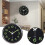 Laxiabr Wall Clock Black 12 Inch Silent Quartz 2