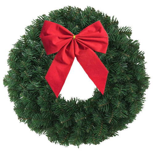 Kunstig juleblomsterkrans 30 cm og 40 cm 1