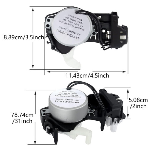 Skiveskiftaktuator ABS-tekstur 1 stk. 2