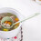 Cuillère à soupe en paille de blé avec passoire intégrée (1 pièce) 2