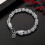Dragon charm bracelet 925 sterling silver 20 cm 2