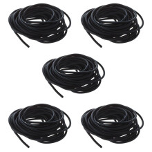 5X Tubing Oefening Rubber Weerstandsband Catapult Dub Slingshot Elastisch, Zwart 10M