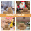 Mini hay bales simulation set 12 pcs autumn decoration 4